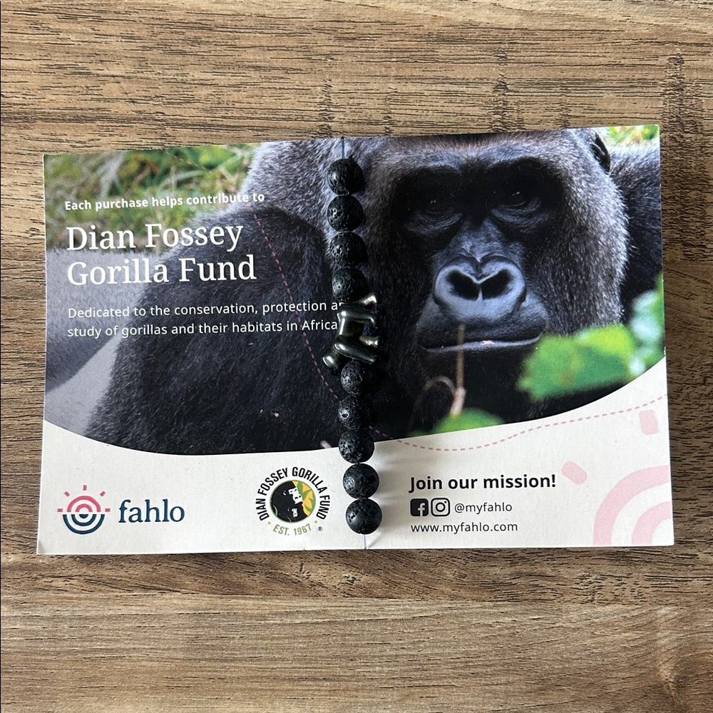 Fahlo Dian Fossey Gorilla Fund Bracelet